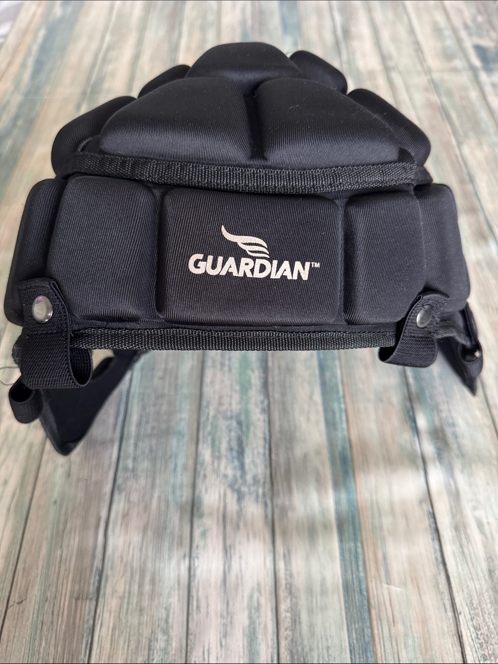 Guardian Black Padded Protective Helmet Cover (One Size)